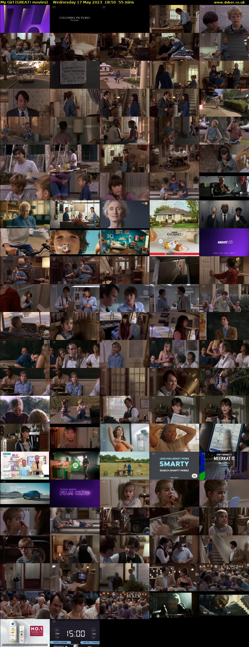 My Girl (GREAT! movies) Wednesday 17 May 2023 18:50 - 19:45