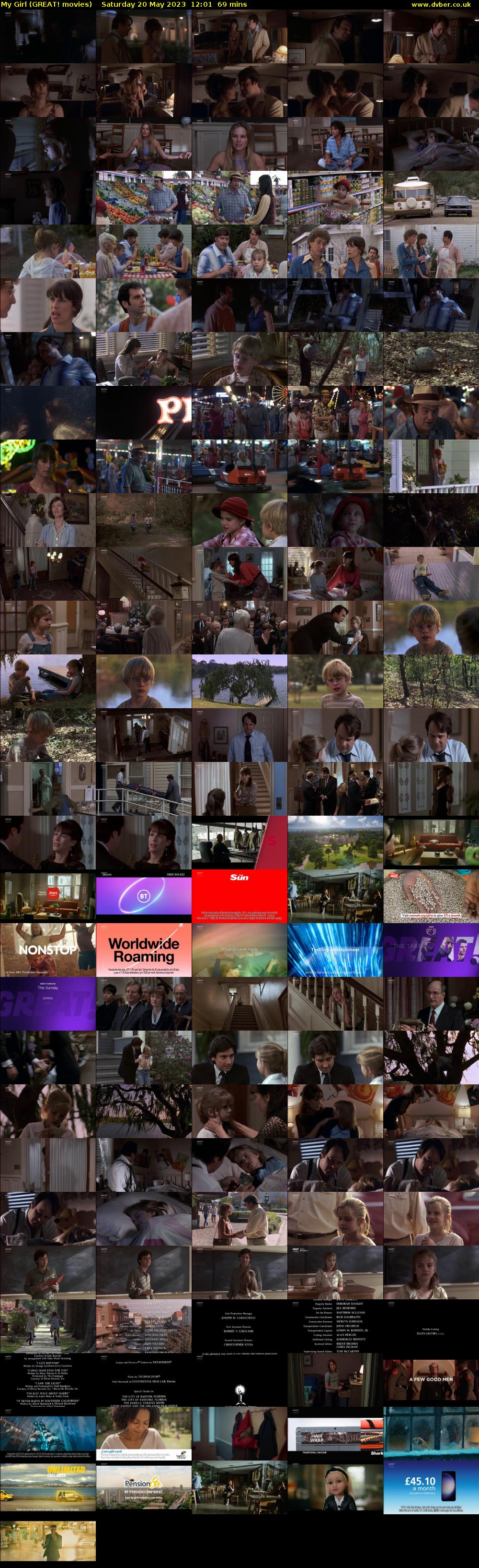 My Girl (GREAT! movies) Saturday 20 May 2023 12:01 - 13:10