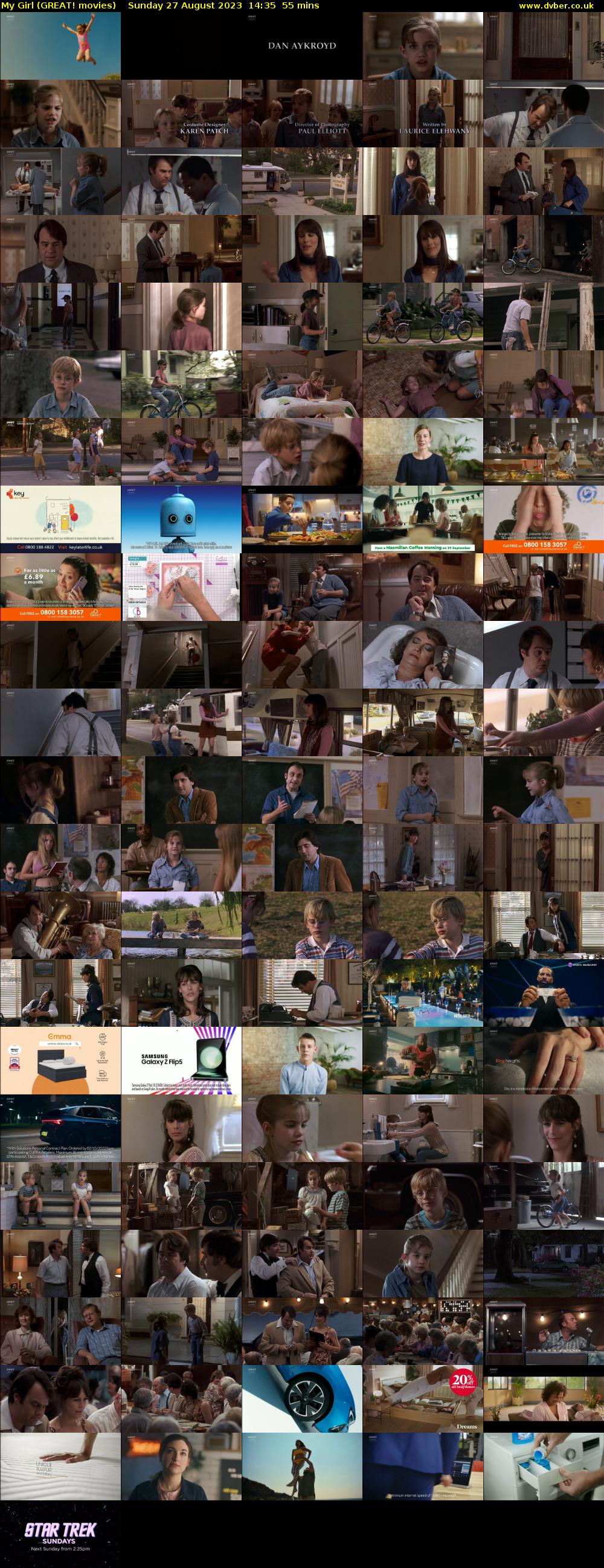 My Girl (GREAT! movies) Sunday 27 August 2023 14:35 - 15:30