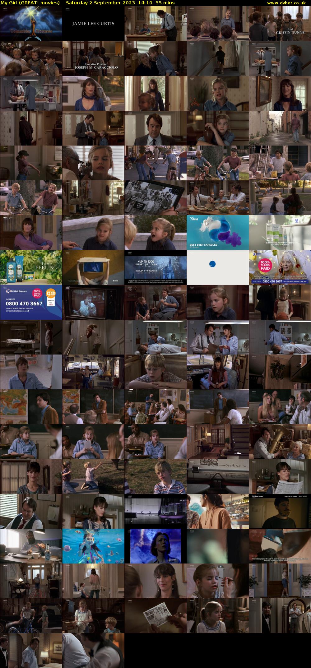 My Girl (GREAT! movies) Saturday 2 September 2023 14:10 - 15:05