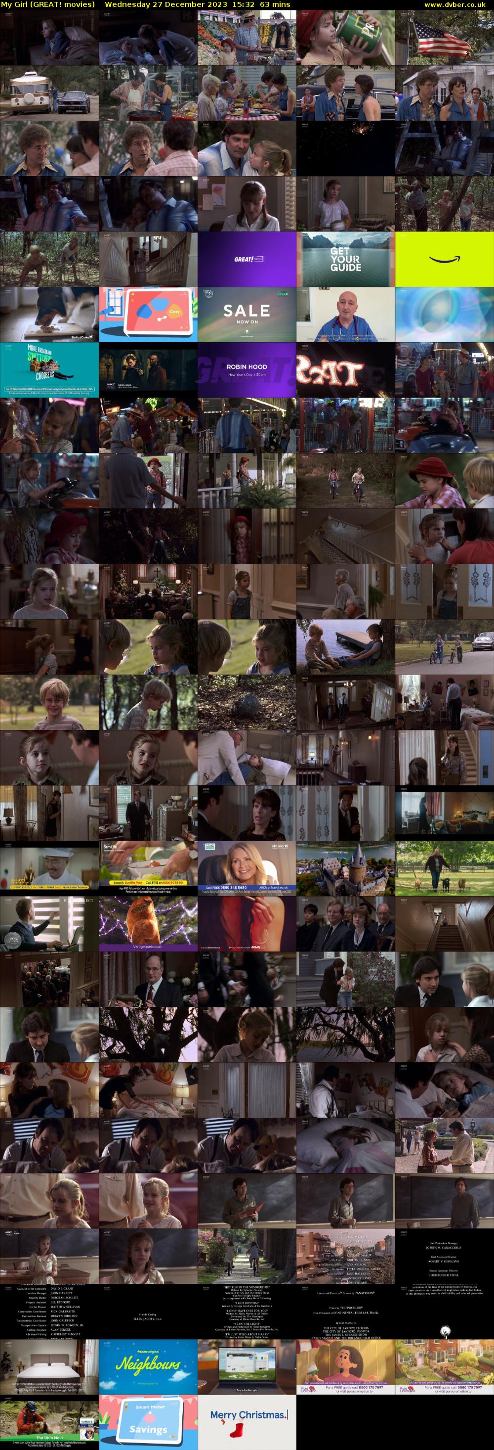 My Girl (GREAT! movies) Wednesday 27 December 2023 15:32 - 16:35