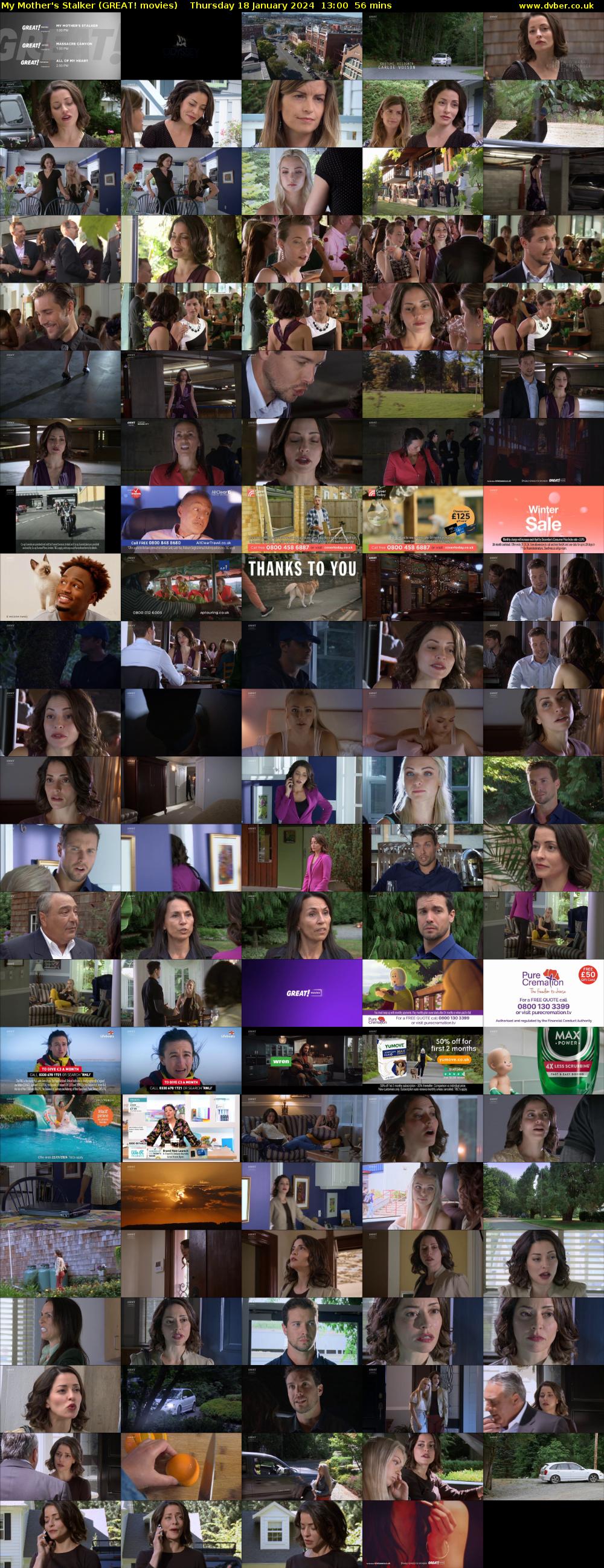 My Mother's Stalker (GREAT! movies) Thursday 18 January 2024 13:00 - 13:56