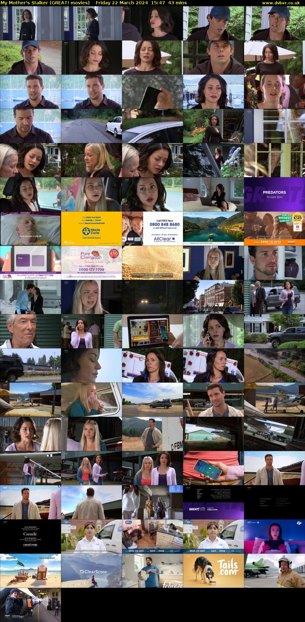 My Mother's Stalker (GREAT! movies) Friday 22 March 2024 15:47 - 16:30