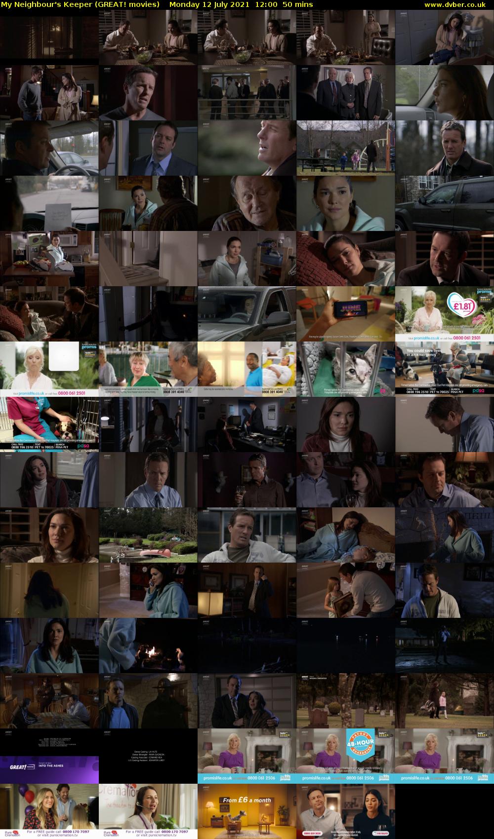 My Neighbour's Keeper (GREAT! movies) Monday 12 July 2021 12:00 - 12:50
