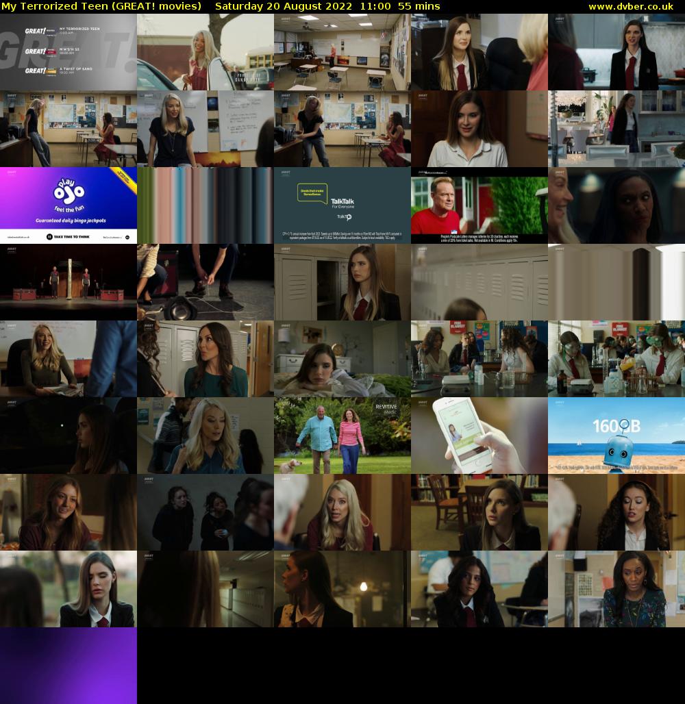 My Terrorized Teen (GREAT! movies) Saturday 20 August 2022 11:00 - 11:55