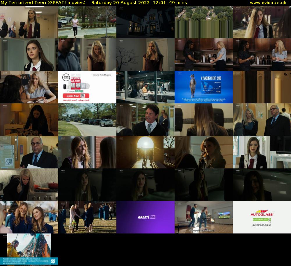 My Terrorized Teen (GREAT! movies) Saturday 20 August 2022 12:01 - 12:50