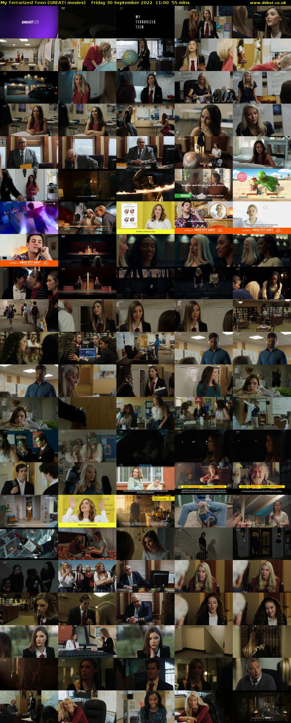 My Terrorized Teen (GREAT! movies) Friday 30 September 2022 11:00 - 11:55