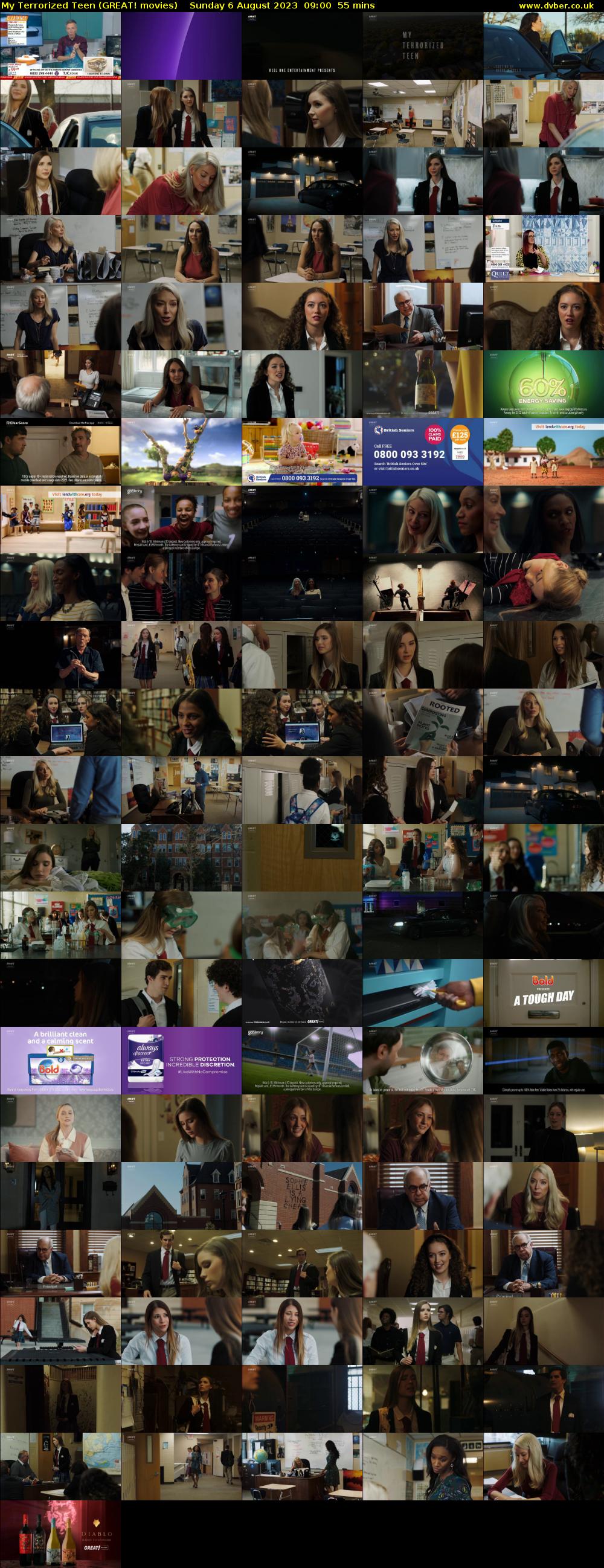 My Terrorized Teen (GREAT! movies) Sunday 6 August 2023 09:00 - 09:55