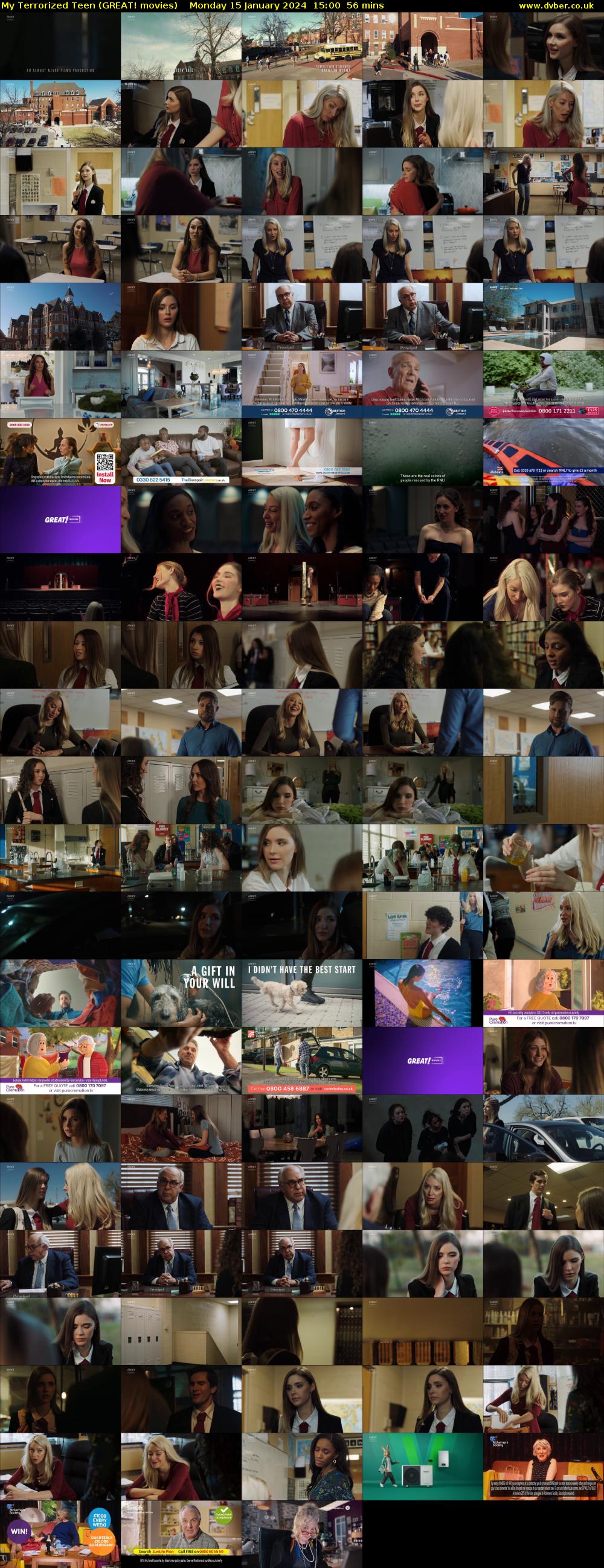 My Terrorized Teen (GREAT! movies) Monday 15 January 2024 15:00 - 15:56