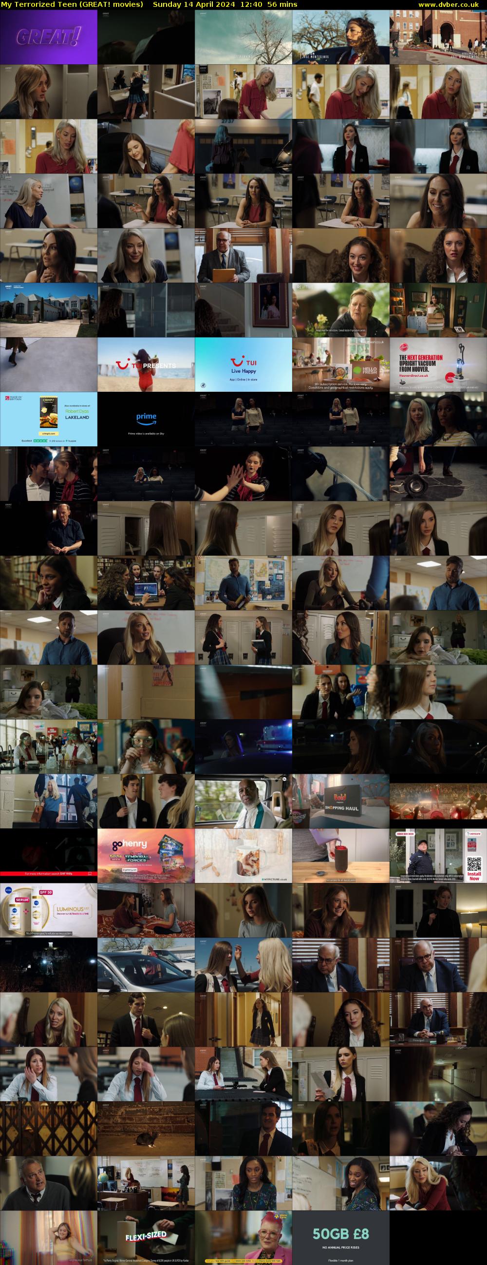 My Terrorized Teen (GREAT! movies) Sunday 14 April 2024 12:40 - 13:36