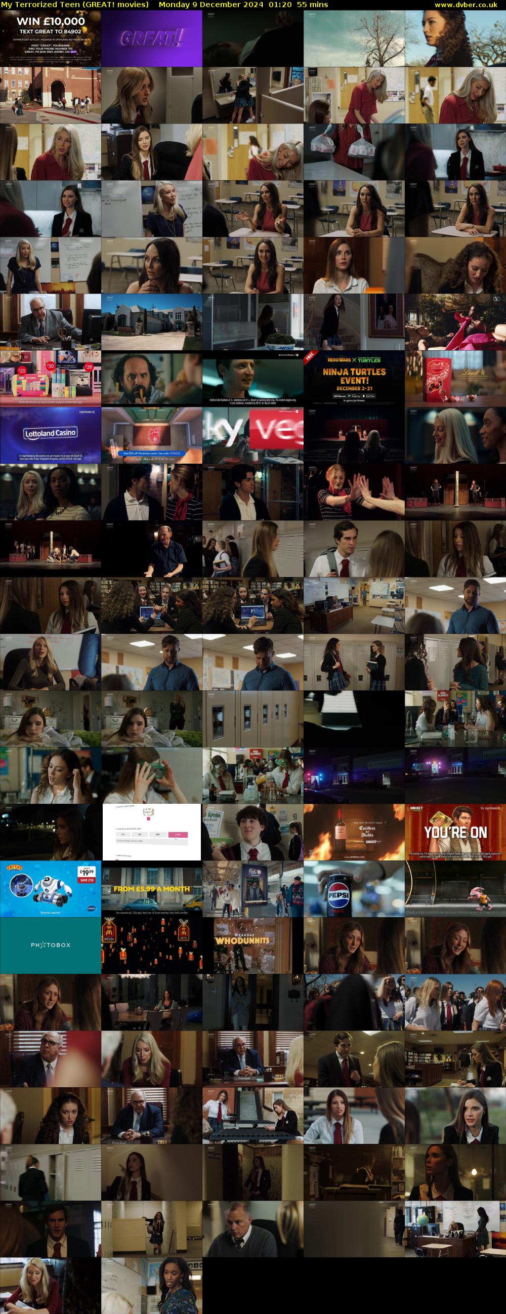 My Terrorized Teen (GREAT! movies) Monday 9 December 2024 01:20 - 02:15