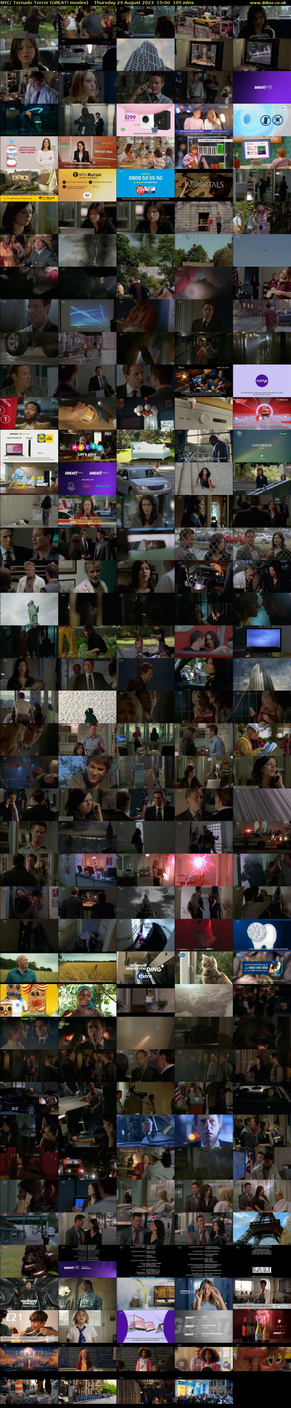 NYC: Tornado Terror (GREAT! movies) Thursday 24 August 2023 15:00 - 16:45