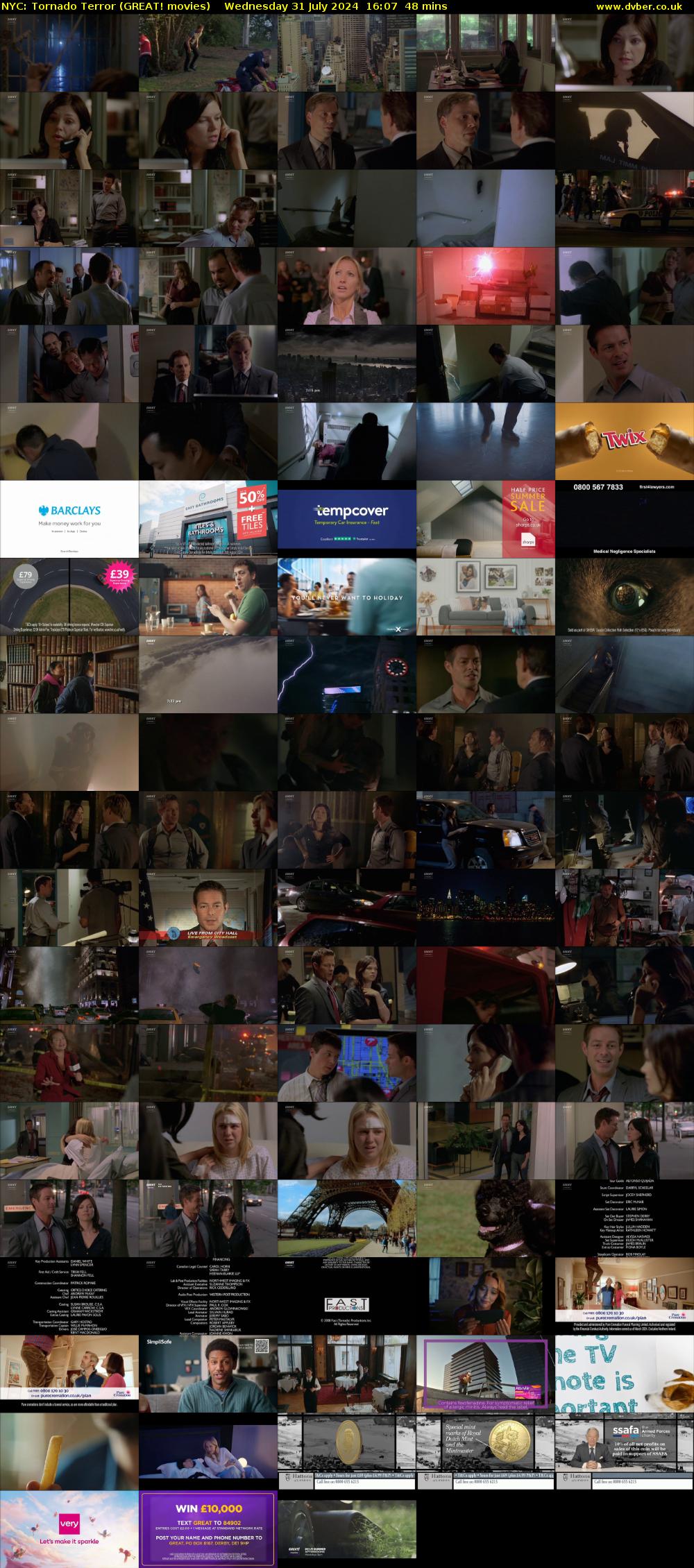 NYC: Tornado Terror (GREAT! movies) Wednesday 31 July 2024 16:07 - 16:55