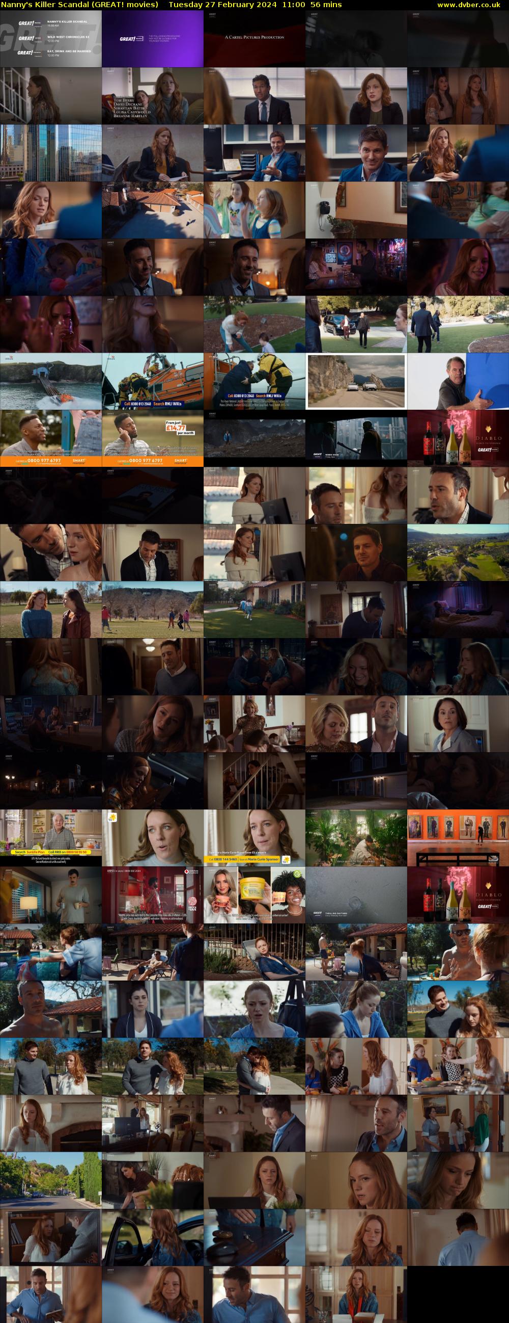 Nanny's Killer Scandal (GREAT! movies) Tuesday 27 February 2024 11:00 - 11:56