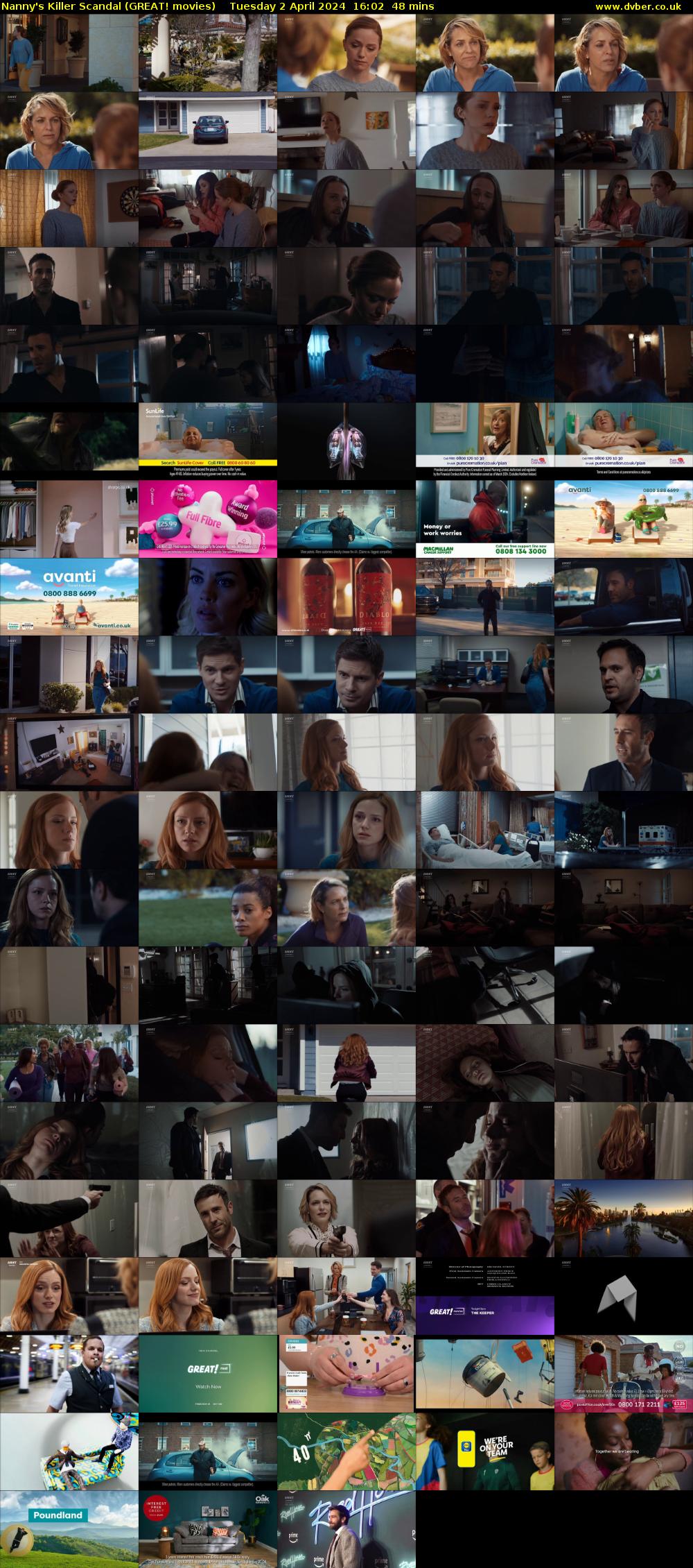 Nanny's Killer Scandal (GREAT! movies) Tuesday 2 April 2024 16:02 - 16:50