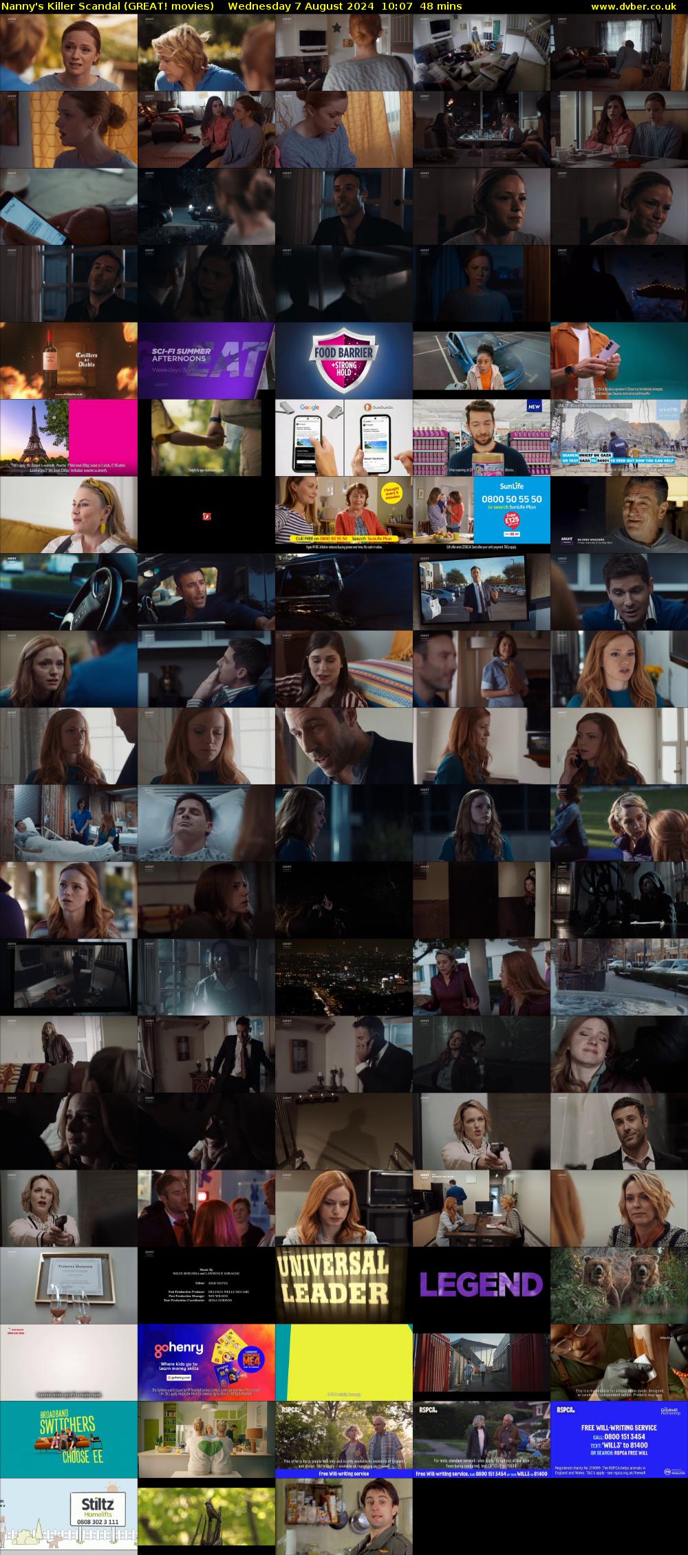 Nanny's Killer Scandal (GREAT! movies) Wednesday 7 August 2024 10:07 - 10:55