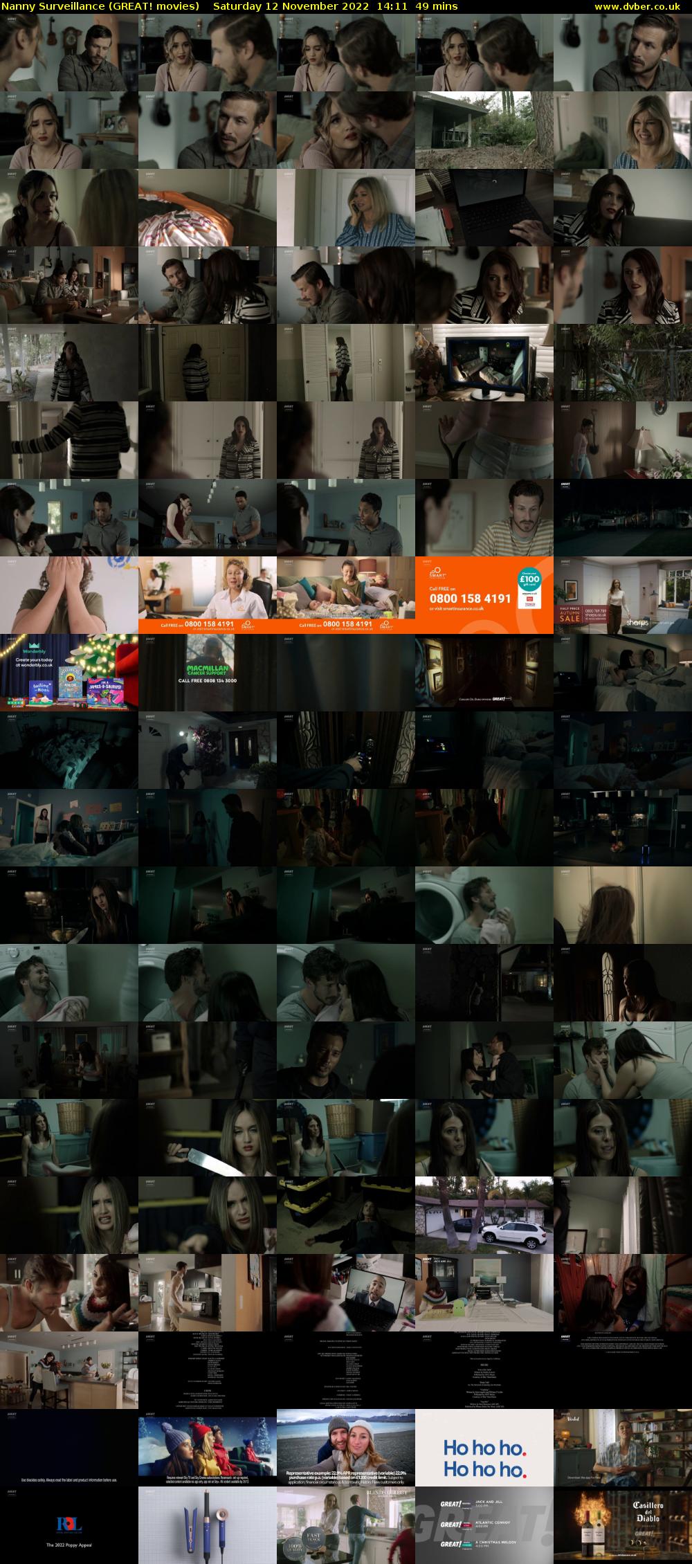 Nanny Surveillance (GREAT! movies) Saturday 12 November 2022 14:11 - 15:00