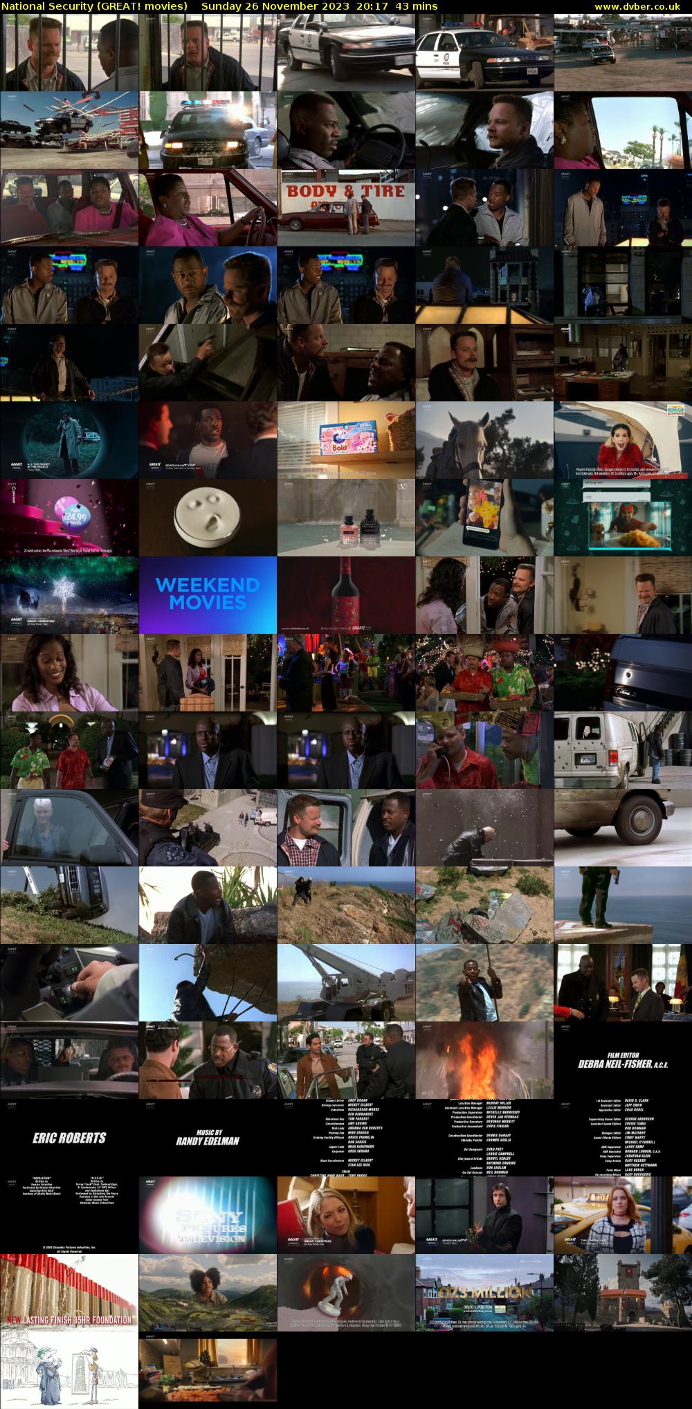 National Security (GREAT! movies) Sunday 26 November 2023 20:17 - 21:00