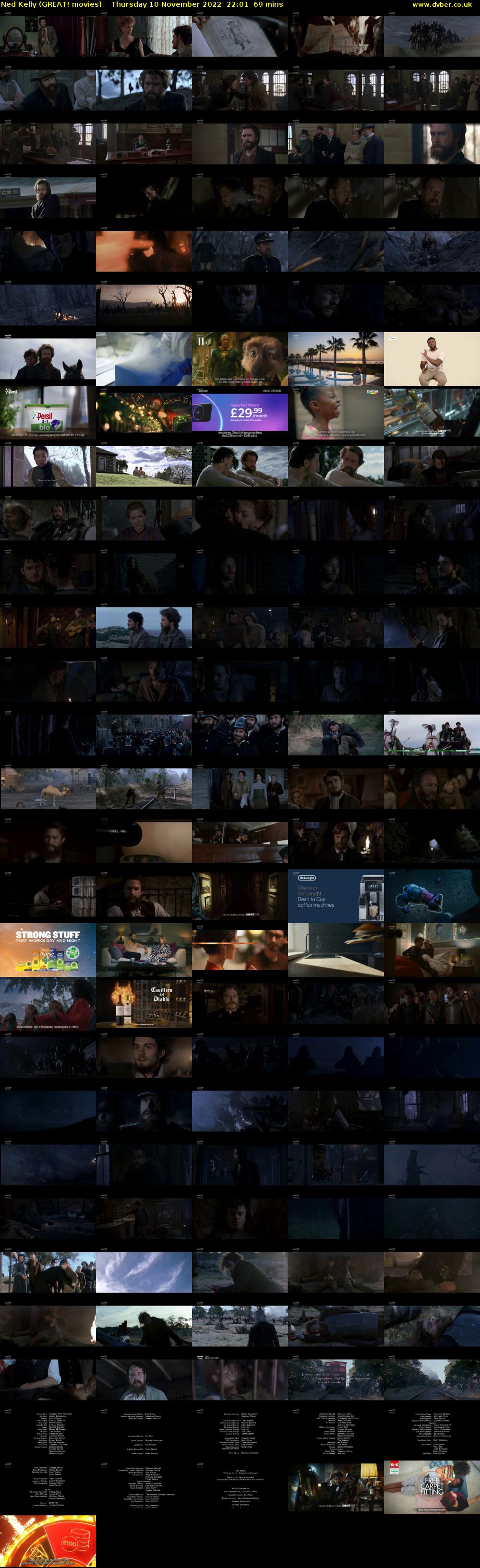 Ned Kelly (GREAT! movies) Thursday 10 November 2022 22:01 - 23:10