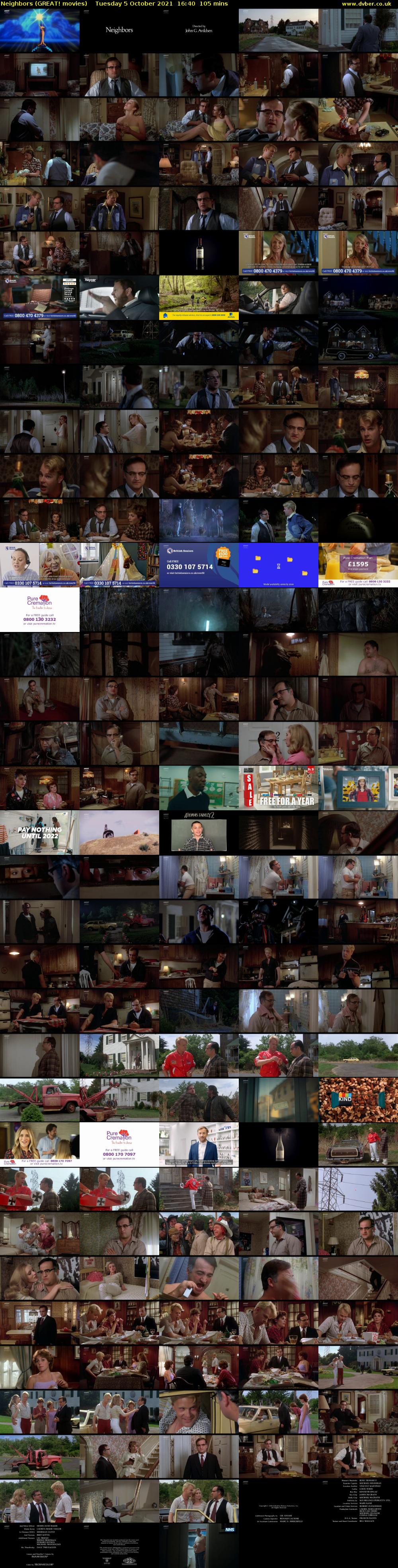 Neighbors (GREAT! movies) Tuesday 5 October 2021 16:40 - 18:25