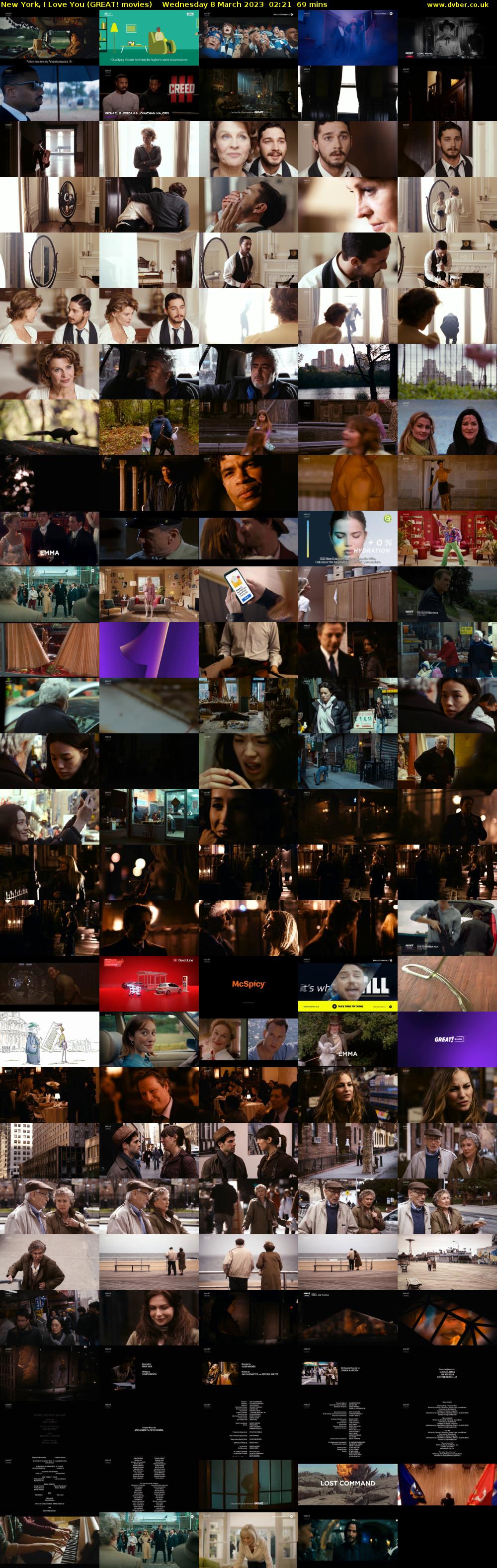 New York, I Love You (GREAT! movies) Wednesday 8 March 2023 02:21 - 03:30