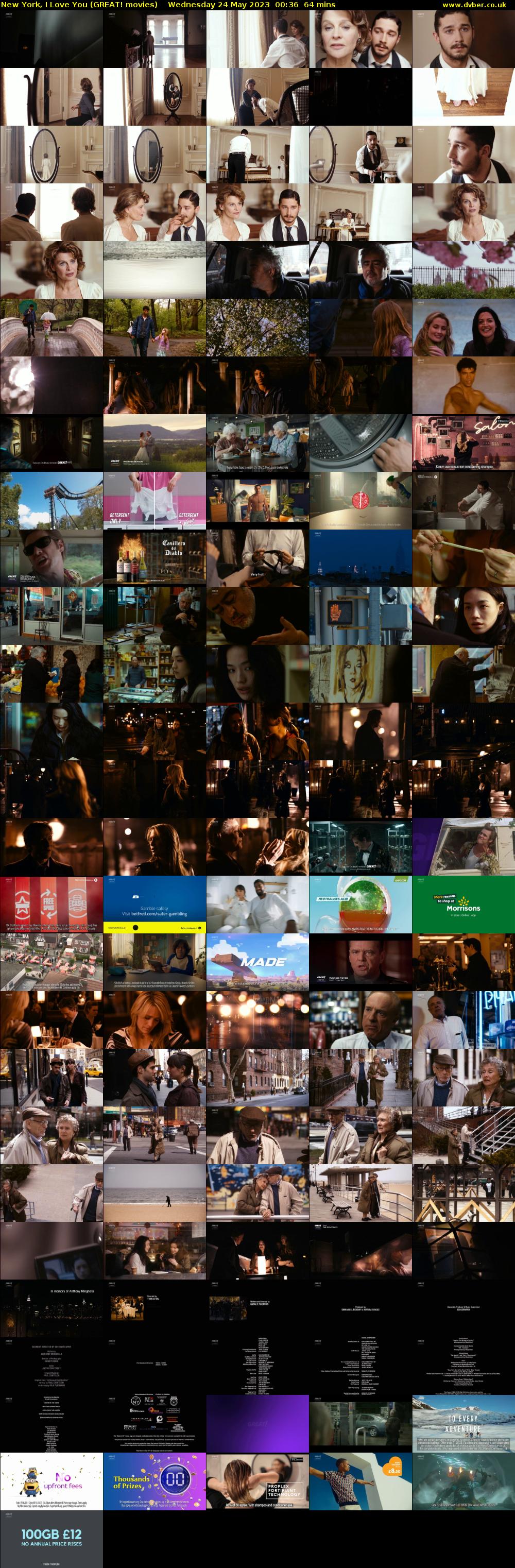 New York, I Love You (GREAT! movies) Wednesday 24 May 2023 00:36 - 01:40