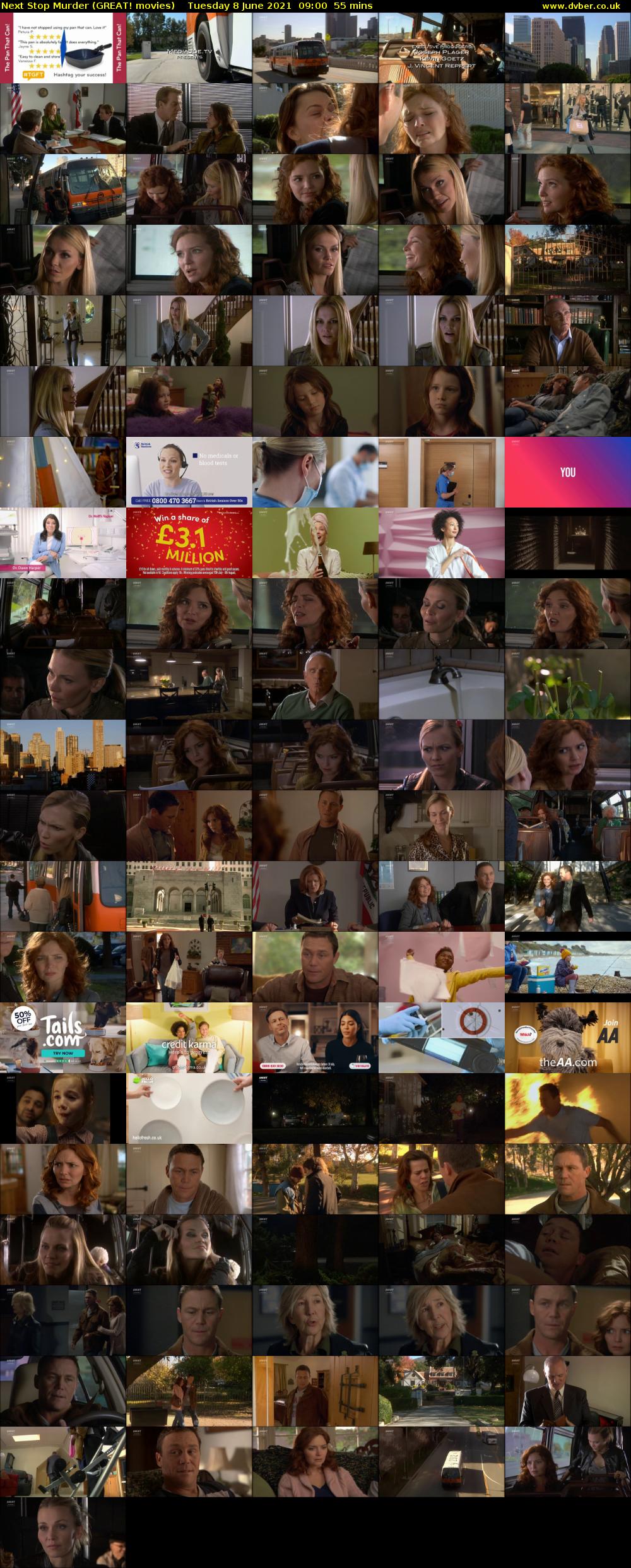 Next Stop Murder (GREAT! movies) Tuesday 8 June 2021 09:00 - 09:55