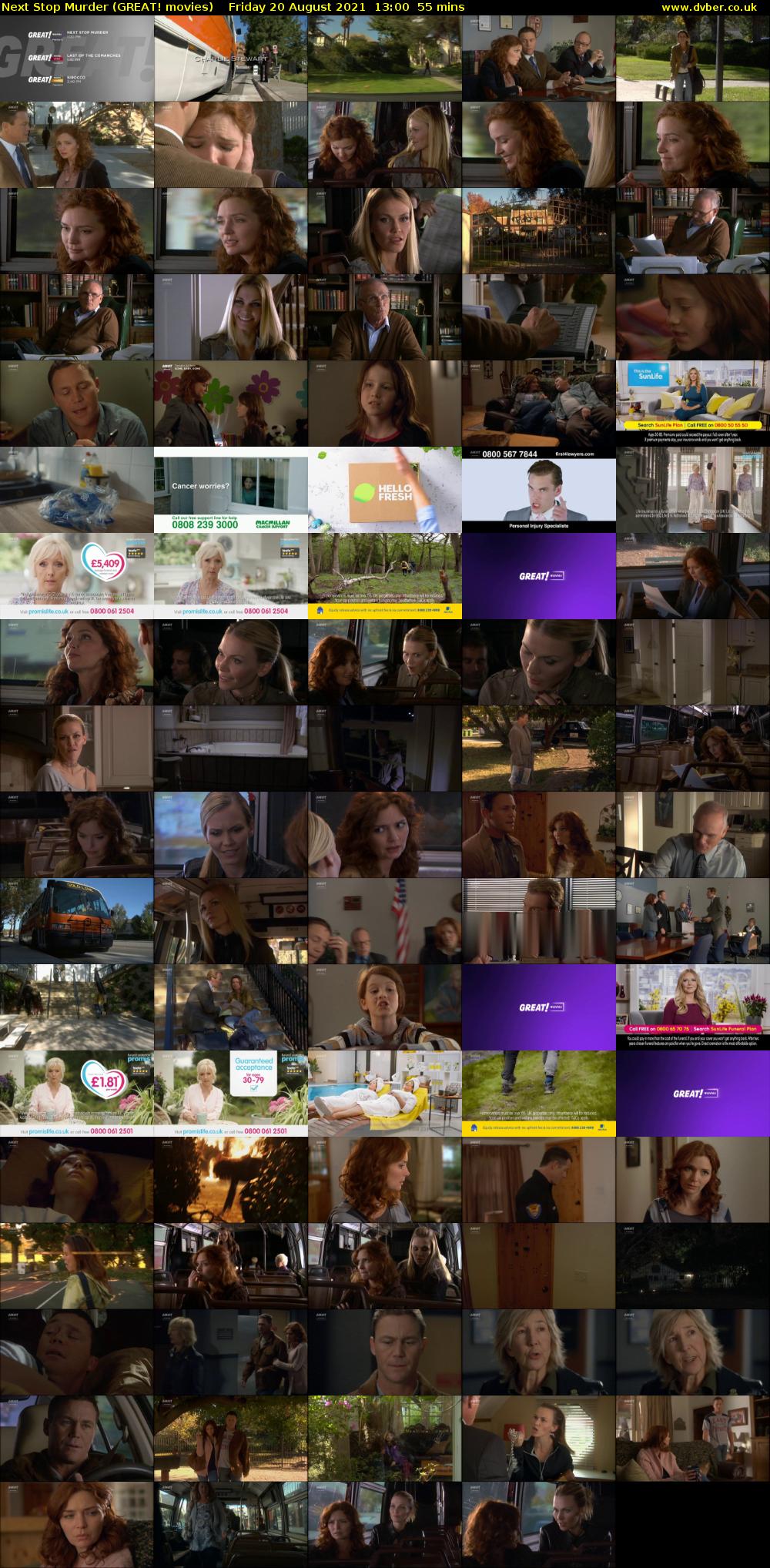 Next Stop Murder (GREAT! movies) Friday 20 August 2021 13:00 - 13:55