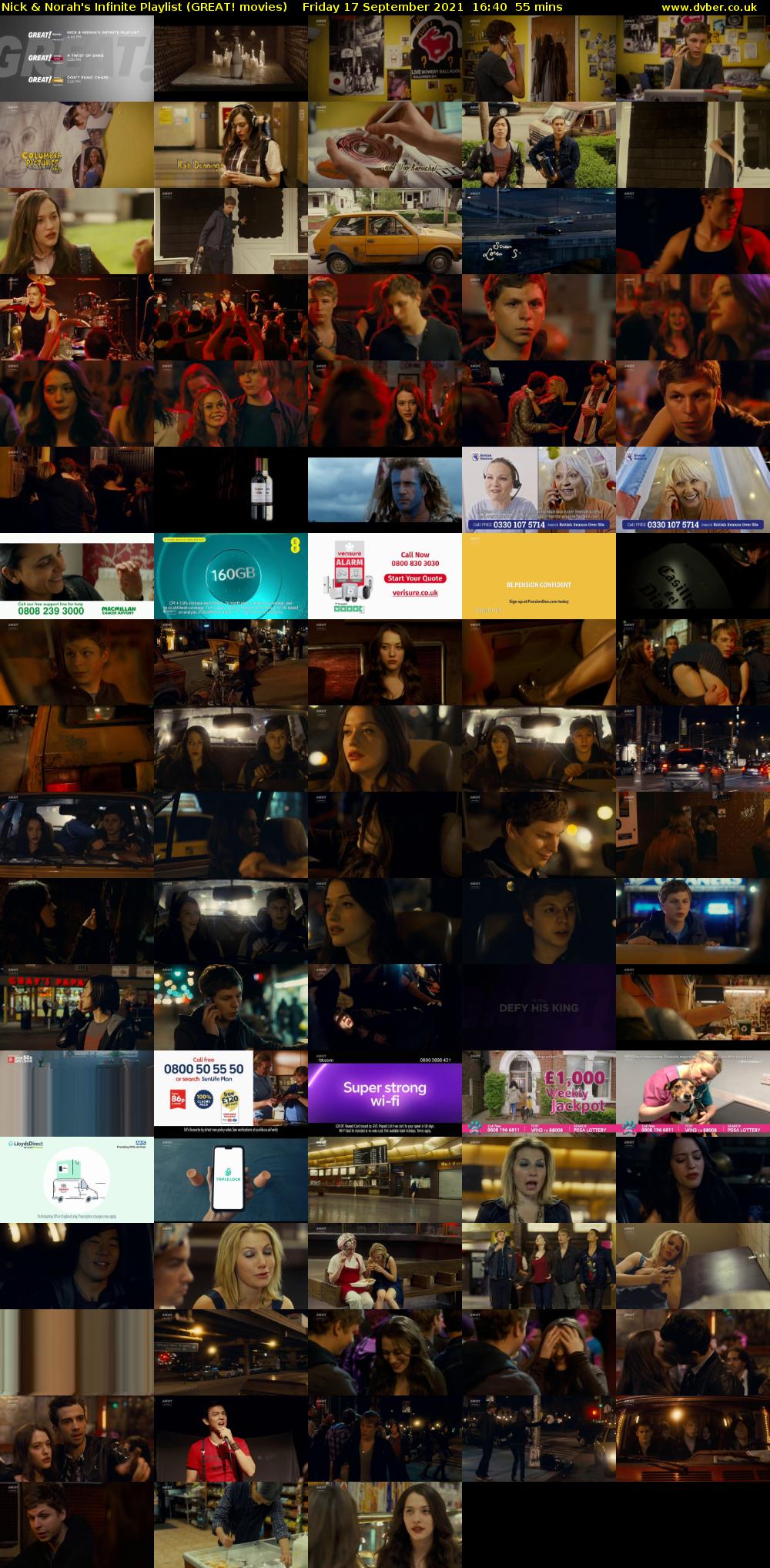 Nick & Norah's Infinite Playlist (GREAT! movies) Friday 17 September 2021 16:40 - 17:35