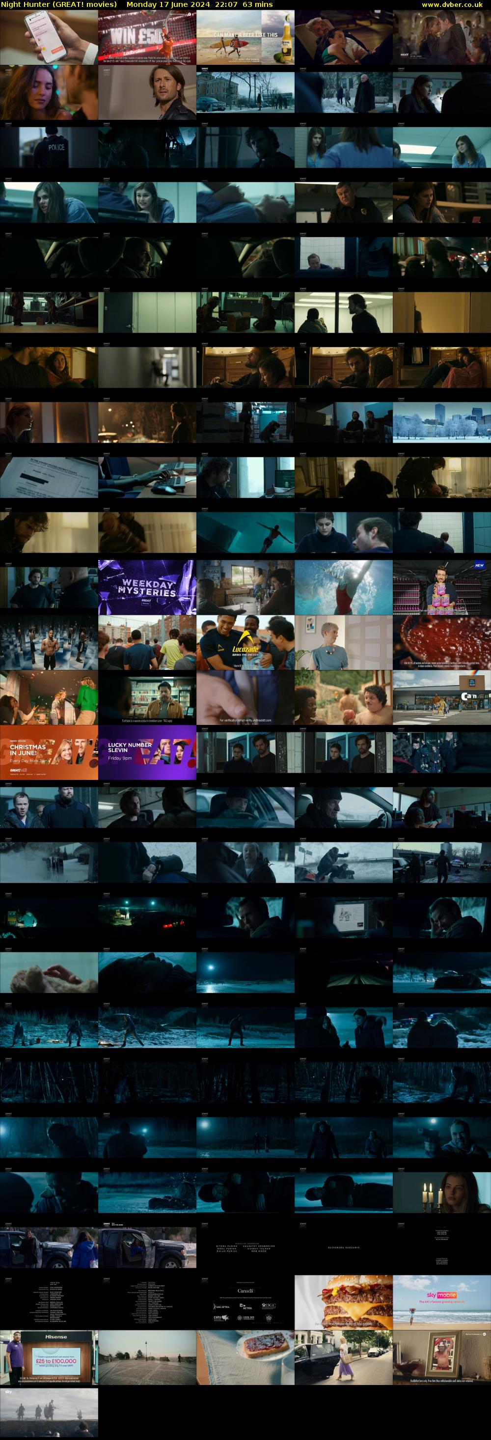 Night Hunter (GREAT! movies) Monday 17 June 2024 22:07 - 23:10