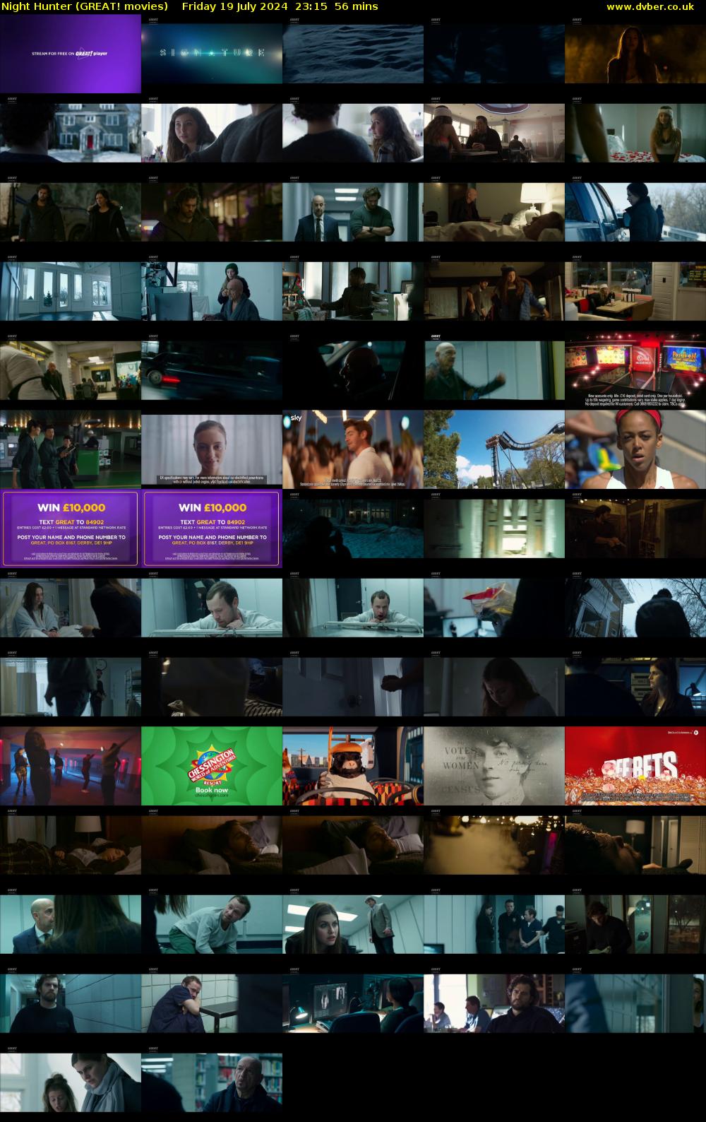 Night Hunter (GREAT! movies) Friday 19 July 2024 23:15 - 00:11