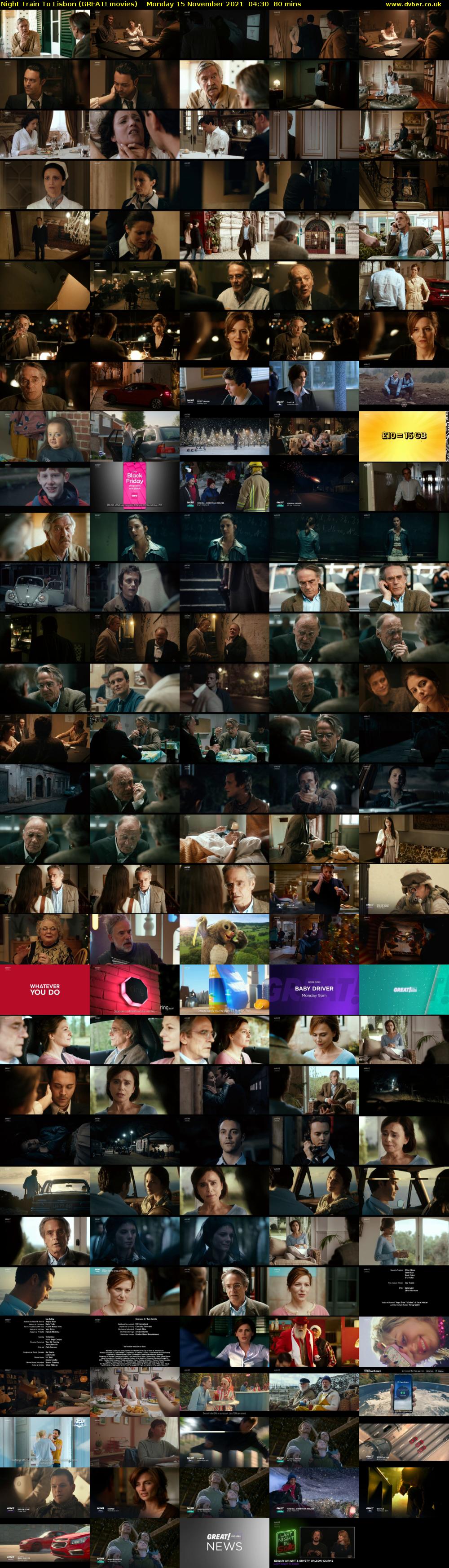 Night Train To Lisbon (GREAT! movies) Monday 15 November 2021 04:30 - 05:50