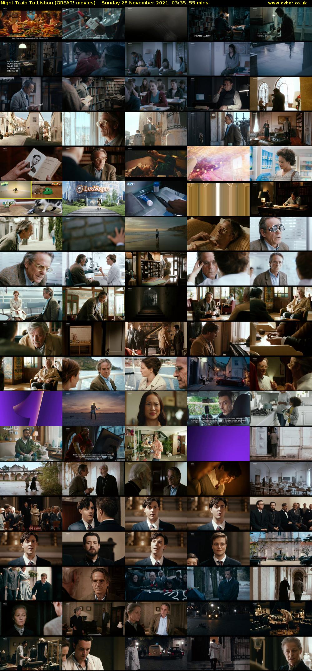 Night Train To Lisbon (GREAT! movies) Sunday 28 November 2021 03:35 - 04:30
