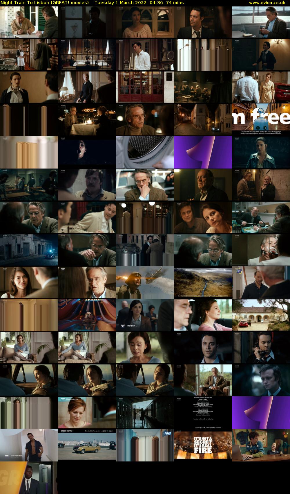 Night Train To Lisbon (GREAT! movies) Tuesday 1 March 2022 04:36 - 05:50