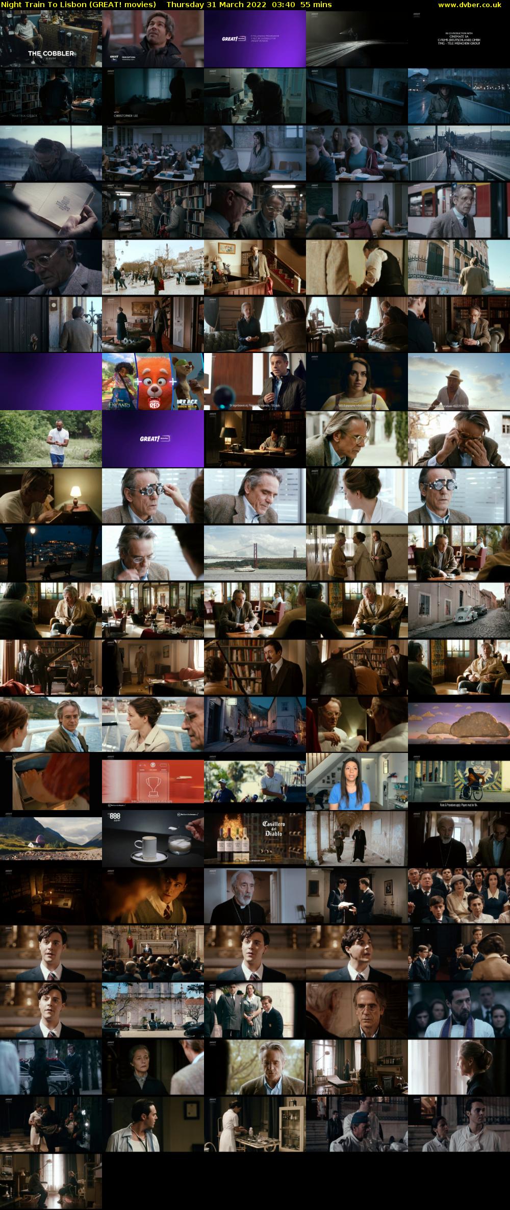 Night Train To Lisbon (GREAT! movies) Thursday 31 March 2022 03:40 - 04:35