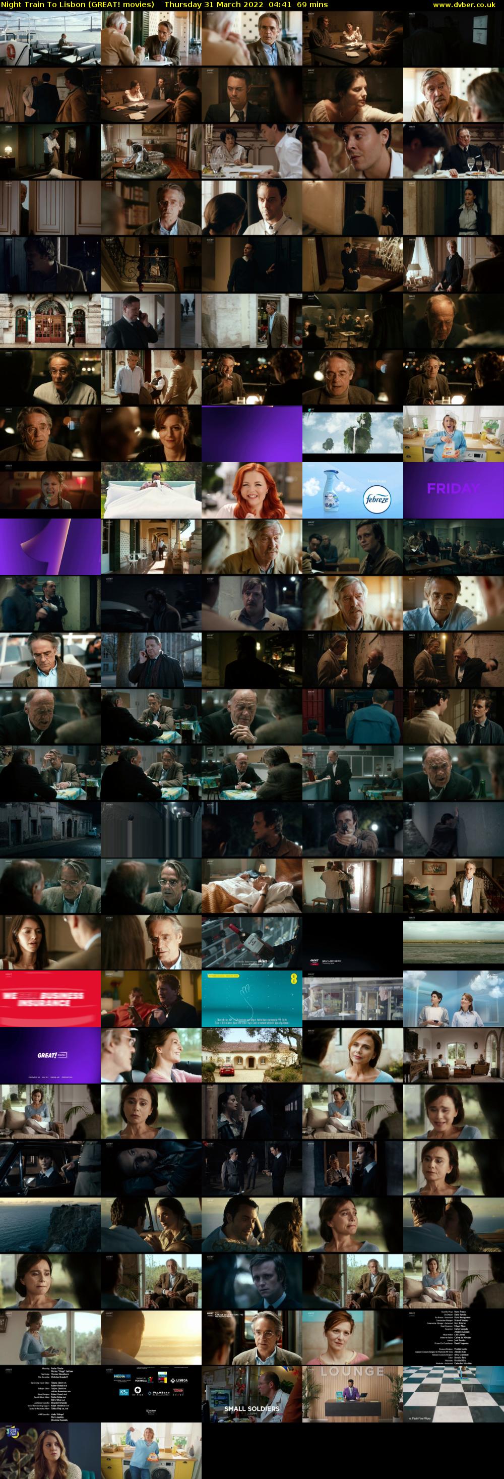 Night Train To Lisbon (GREAT! movies) Thursday 31 March 2022 04:41 - 05:50