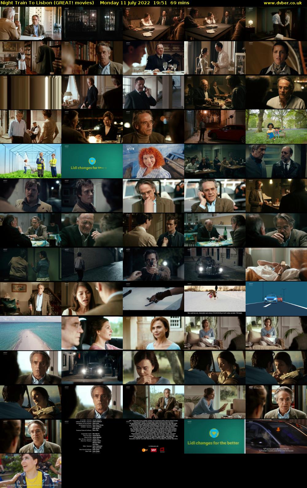 Night Train To Lisbon (GREAT! movies) Monday 11 July 2022 19:51 - 21:00