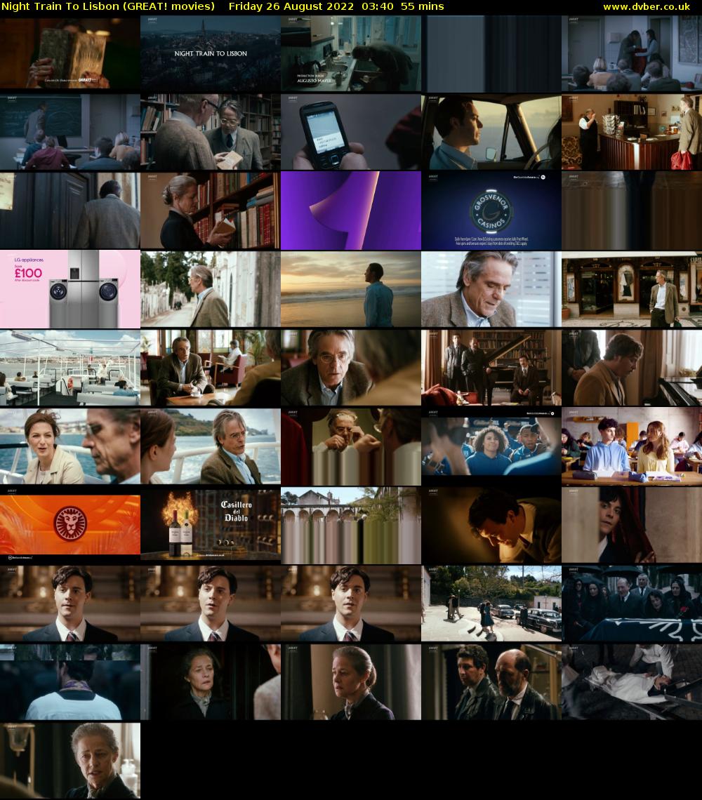 Night Train To Lisbon (GREAT! movies) Friday 26 August 2022 03:40 - 04:35