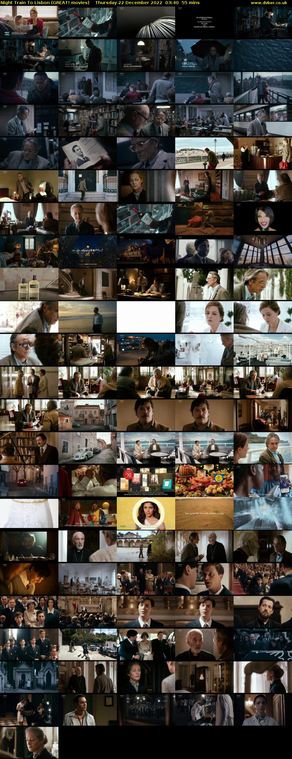 Night Train To Lisbon (GREAT! movies) Thursday 22 December 2022 03:40 - 04:35