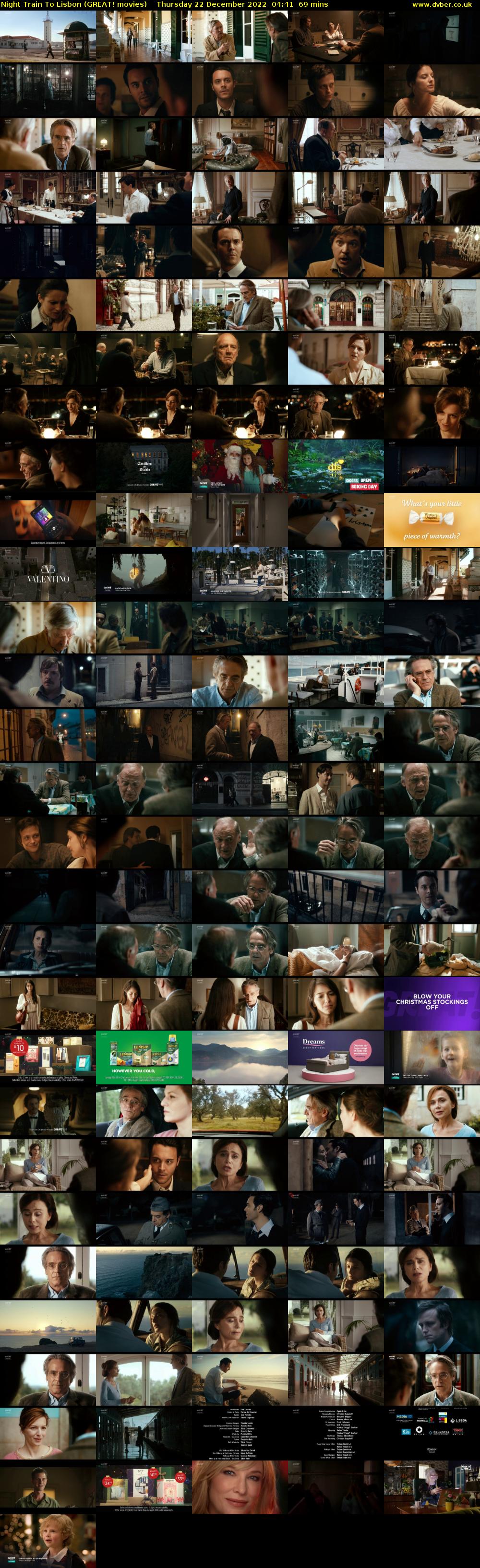 Night Train To Lisbon (GREAT! movies) Thursday 22 December 2022 04:41 - 05:50
