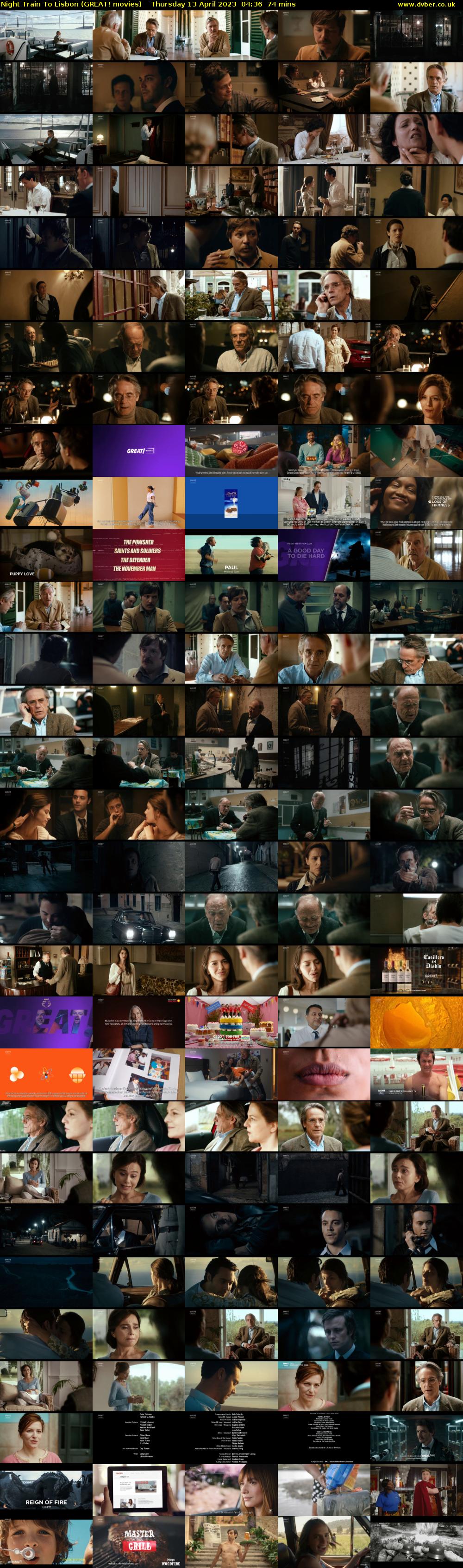 Night Train To Lisbon (GREAT! movies) Thursday 13 April 2023 04:36 - 05:50