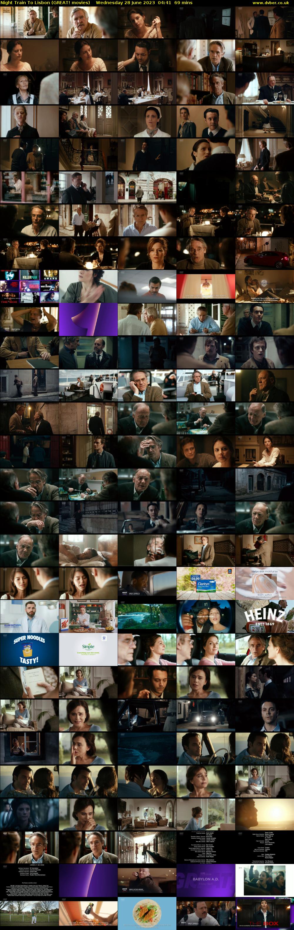 Night Train To Lisbon (GREAT! movies) Wednesday 28 June 2023 04:41 - 05:50