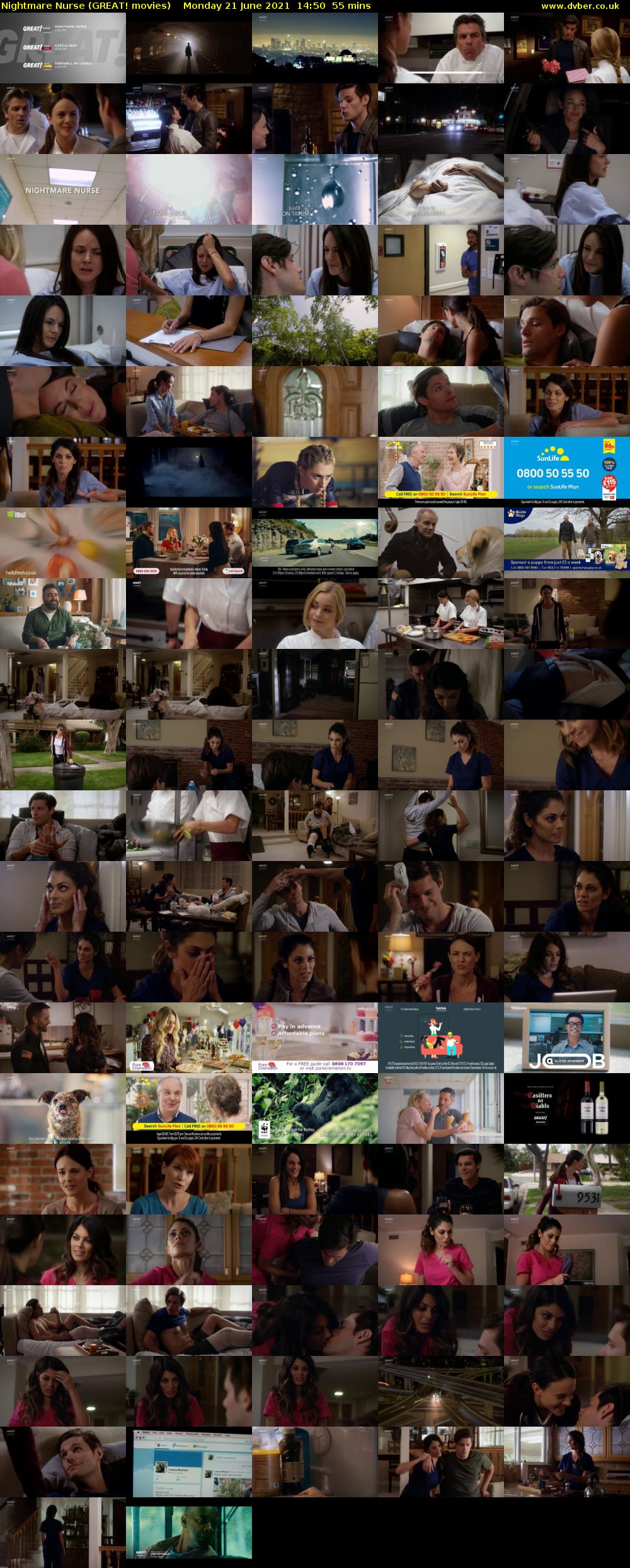 Nightmare Nurse (GREAT! movies) Monday 21 June 2021 14:50 - 15:45