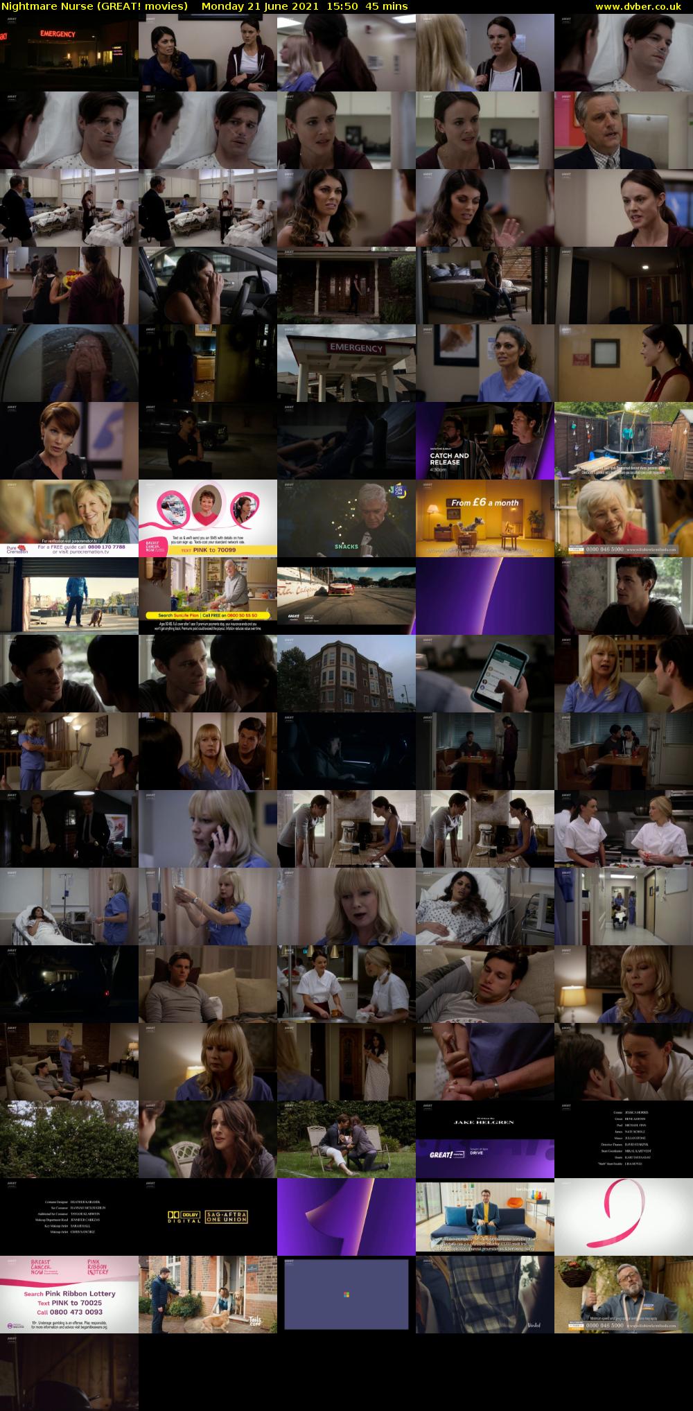 Nightmare Nurse (GREAT! movies) Monday 21 June 2021 15:50 - 16:35