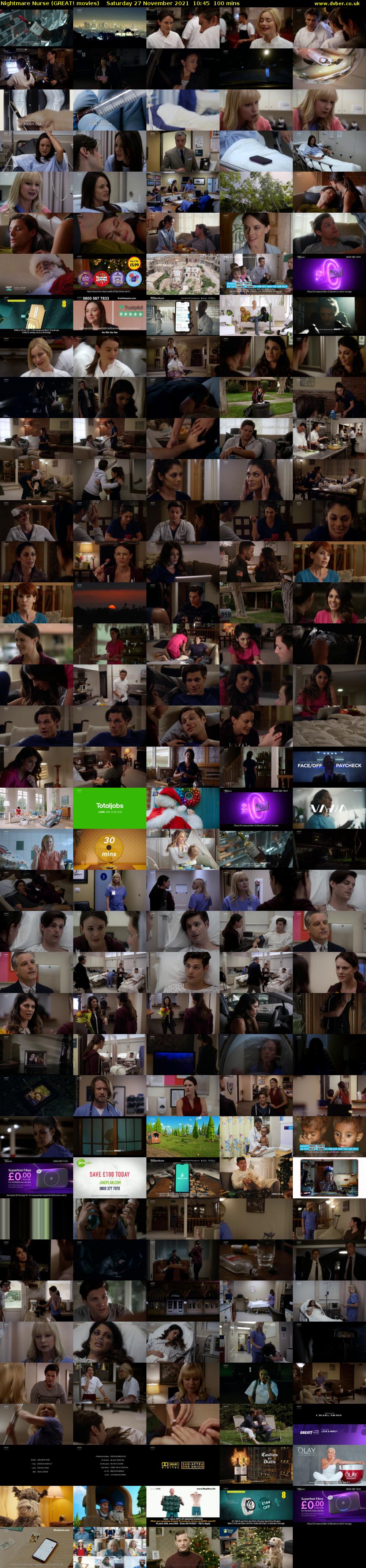Nightmare Nurse (GREAT! movies) Saturday 27 November 2021 10:45 - 12:25