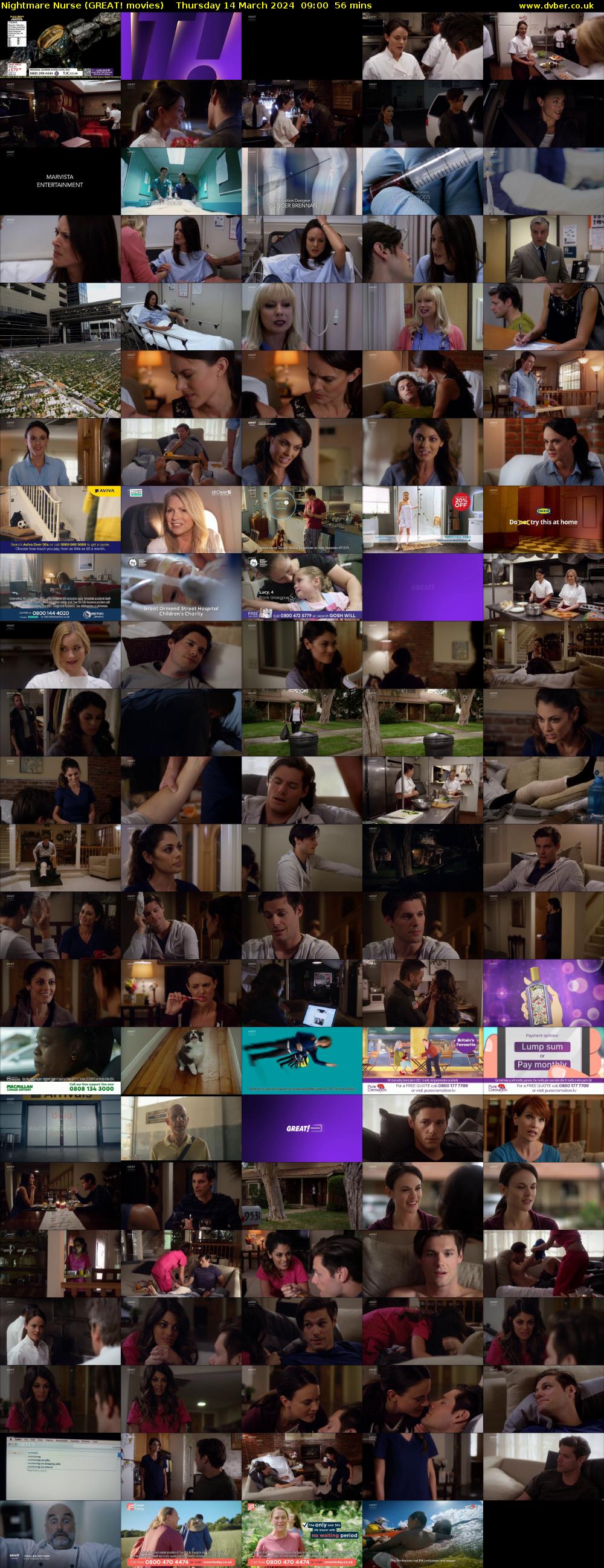 Nightmare Nurse (GREAT! movies) Thursday 14 March 2024 09:00 - 09:56