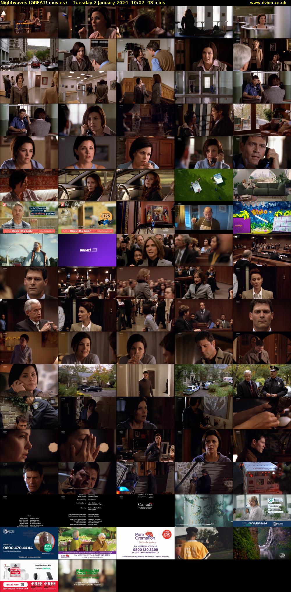 Nightwaves (GREAT! movies) Tuesday 2 January 2024 10:07 - 10:50