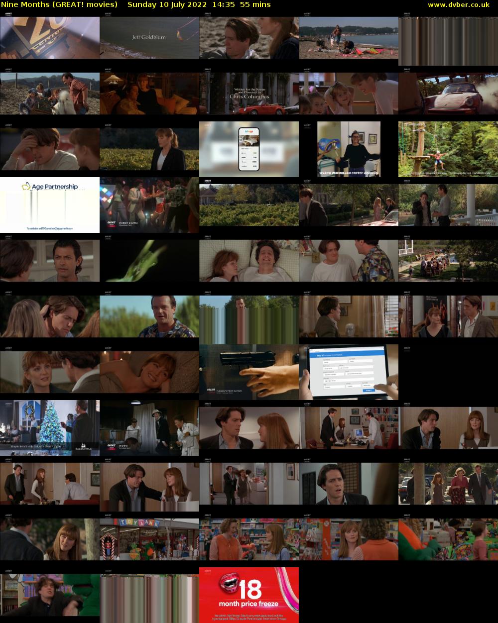 Nine Months (GREAT! movies) Sunday 10 July 2022 14:35 - 15:30
