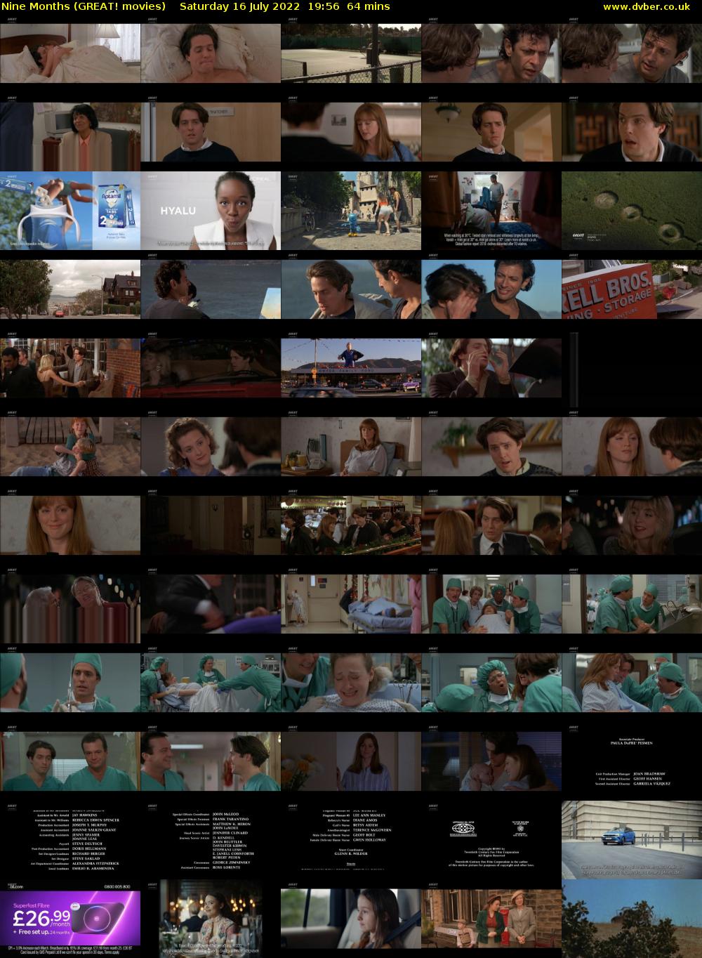 Nine Months (GREAT! movies) Saturday 16 July 2022 19:56 - 21:00