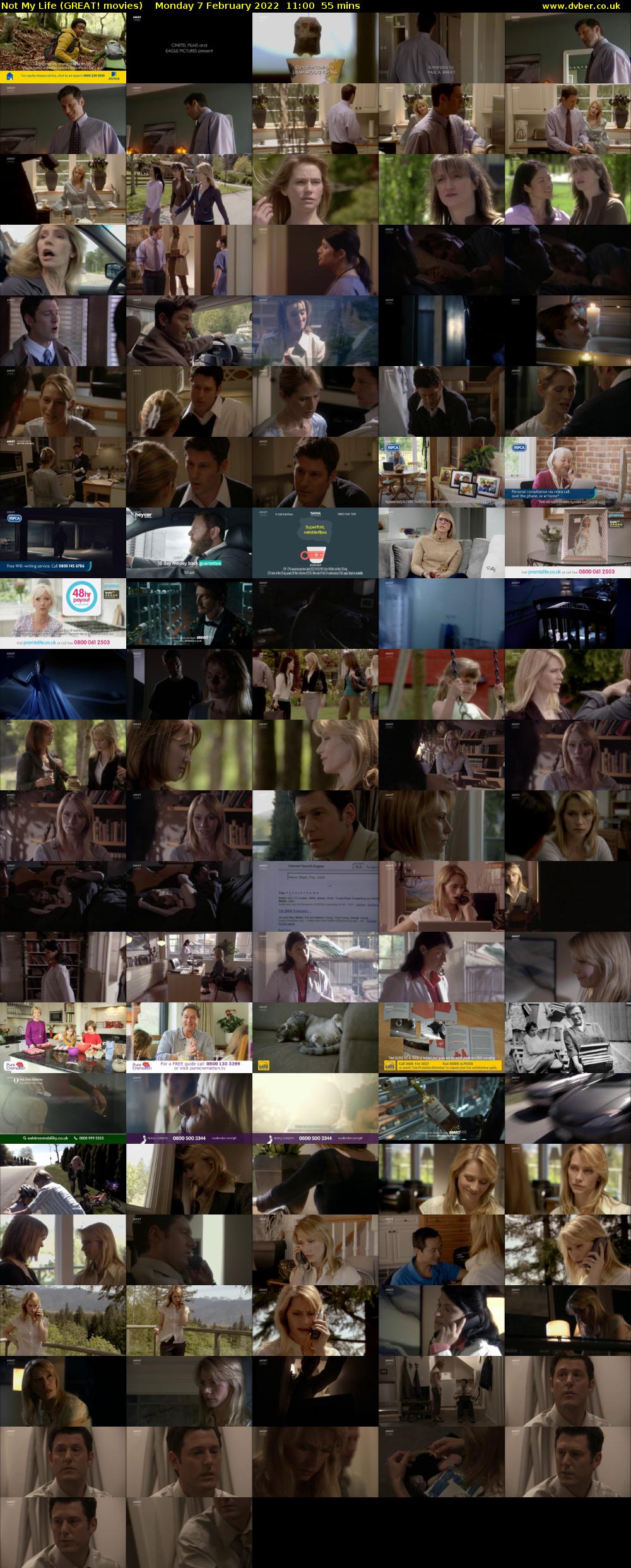 Not My Life (GREAT! movies) Monday 7 February 2022 11:00 - 11:55